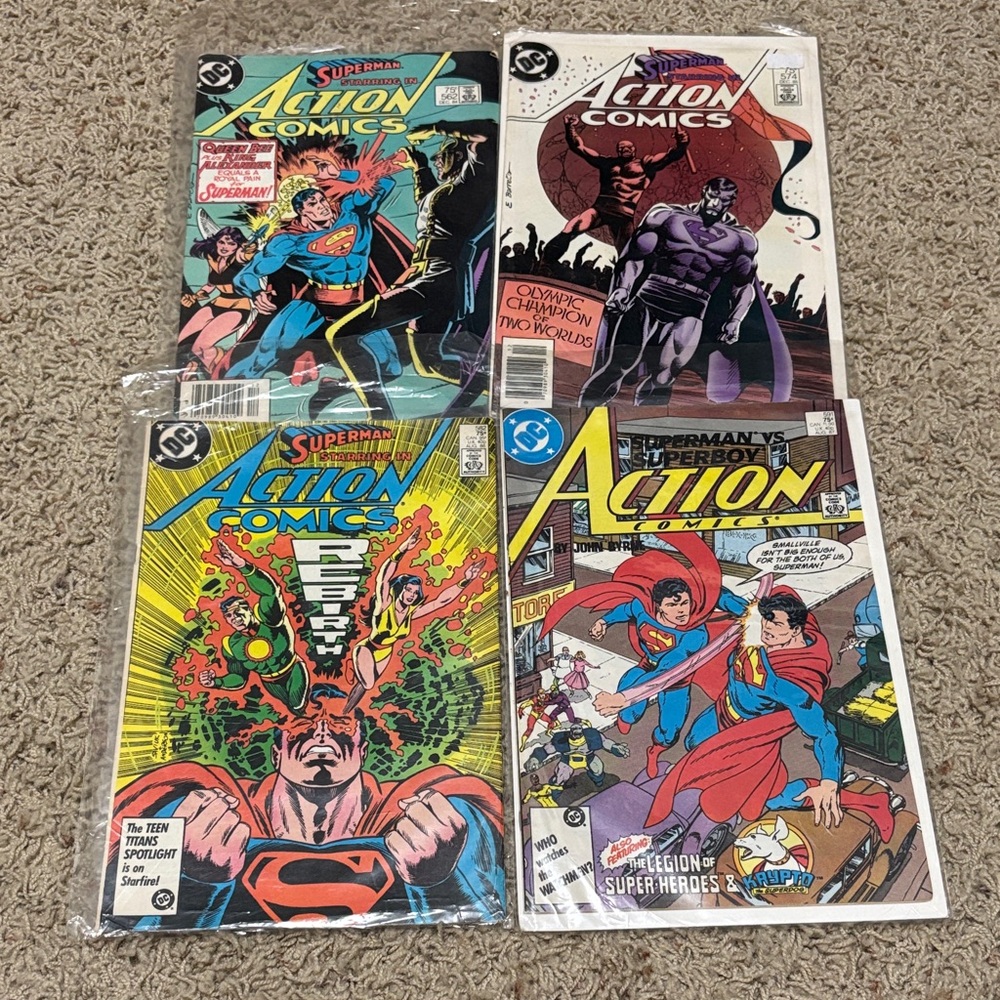 Vintage 80’s Action Comics Collection